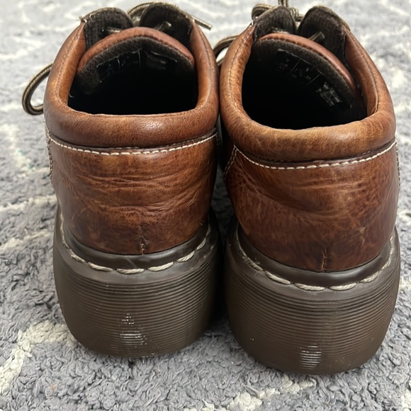 Dr. Martens Brown Leather Vintage Oxford Chunky Lace Up Boots - Picture 3 of 11